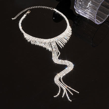 Diamantblom Kwassie-ketting Ligte Luukse Hoëgraadse Truiketting