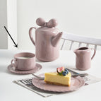 Pink purple / Coffee cup and saucer