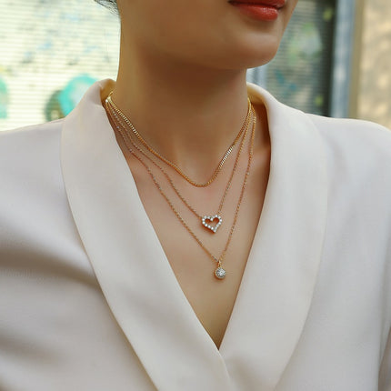 0.5 Carat Luxury Fashion Minimalist Trend Jewelry Silver Pendant Necklace With Top-quality Morganite, S925 Silver Electroplated With Gold