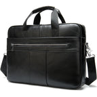 8523 Black Oily Leather