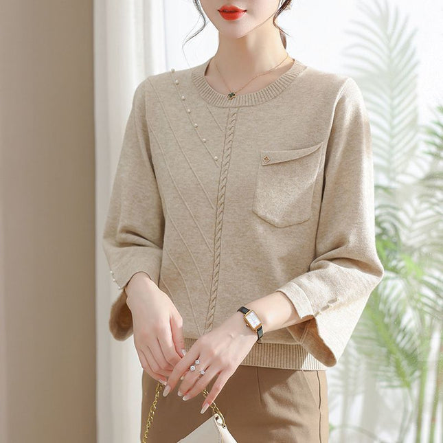 Bottoming Mom Wear Spring And Summer New Lightweight Sweater