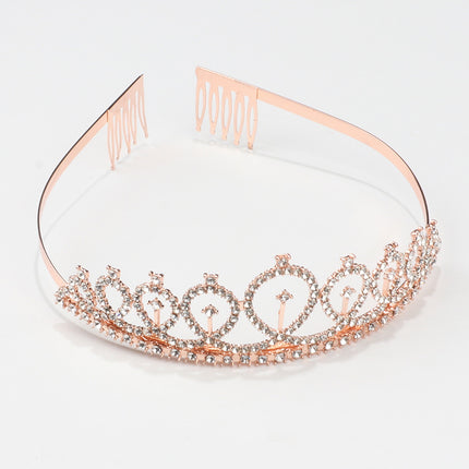 Verjaardagkroon Bruidslegering Blink Diamant Haarbykomstigheid