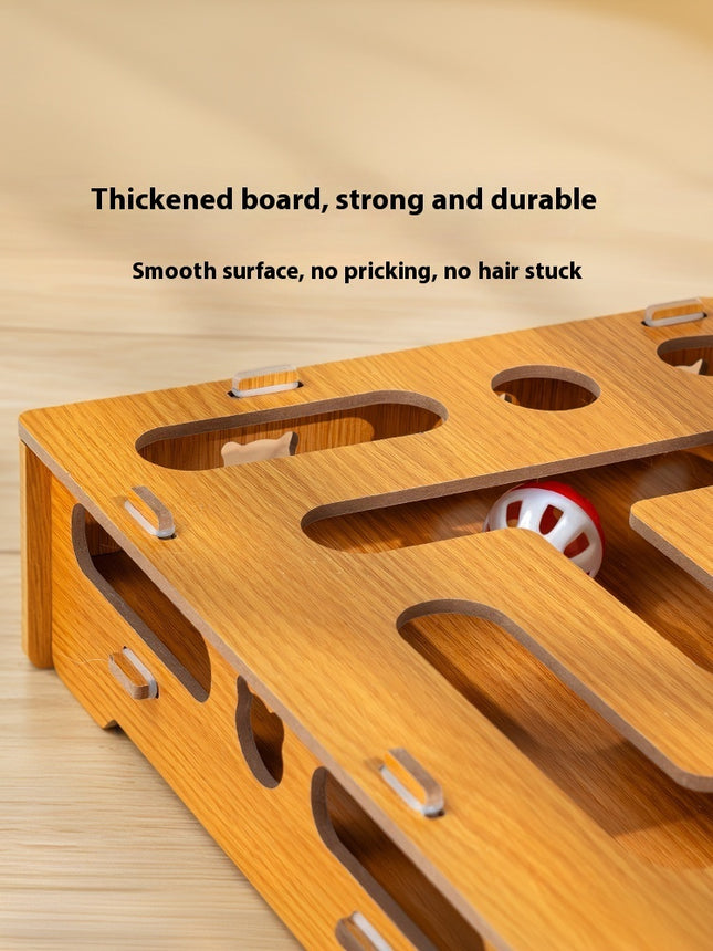 Cat Teasing Stick, Bell, Maze Box Supplies