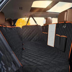 Orange Edge With Net / 147X137cm