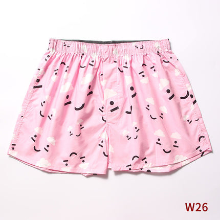 Men's Home Loose Plus Size Cotton Arrow Pants