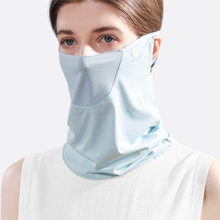 Summer Face Cover Face Scarf Balaclava UV Protction Earloop Neck Gaiter Breathable Outdoor Sports Women