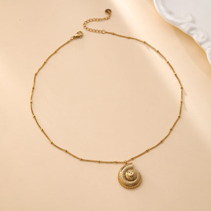 Beach Ocean Instagram-Style Conch Necklace