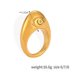 A589 Gold Ring / No 6