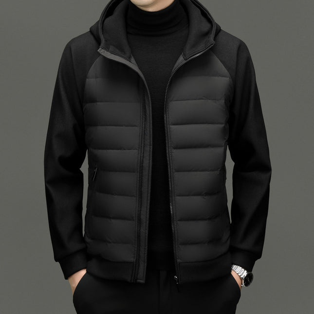 Men's Hooded Lightweight Down Jacket Sweater
