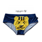 Leopard Navy Blue / L