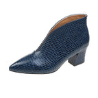 Blue Chunky Heel / 34