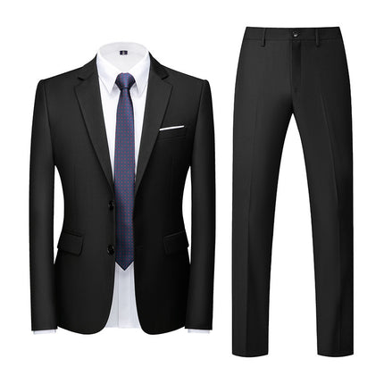 Two-piece Suit With Two Buttons For Wedding