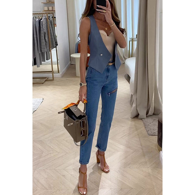 Women's INS Slim Fit Fashion Personality Vest Top