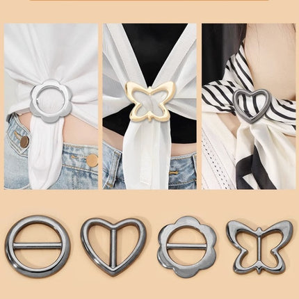 Fashion Simple Multifunctional Scarf Buckle Brooch