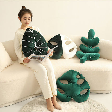 Groen Plant Kussing Huis Filodendron