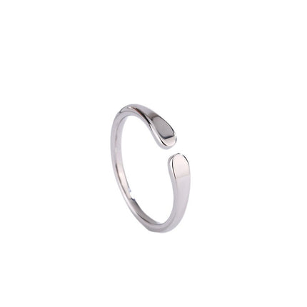 Stainless Steel Ring With A Simple Opening For Promotional Gifts