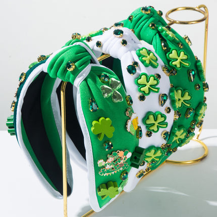 Diamant Nuwe Ierse Groen Hoed Haarband