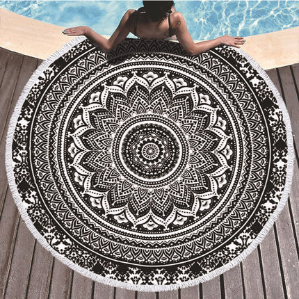 Gedrukte strandhanddoek mikrovesel