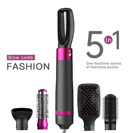 Professionele 5-in-1 Haardroër Borsel Droër En Reguitmaak Borsel Elektriese Haarstileermiddel Outomatiese Haarkruller Skoonheidsvoorrade Gadgets