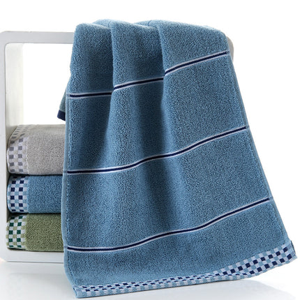 Katoen geborduurde handdoek