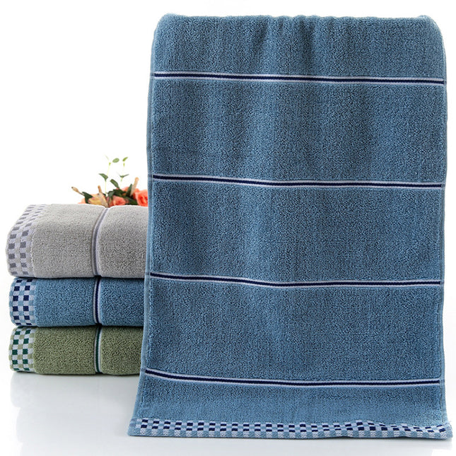 Katoen geborduurde handdoek
