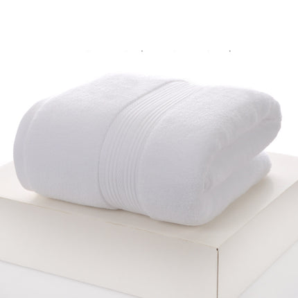 Household Portable Pure Color Simple Cotton Bath Towel