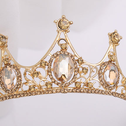 Sjampanje Strass Kroon Haarband