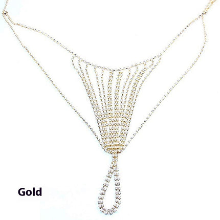 Ornament Strass T-rug Vroulike Liggaam