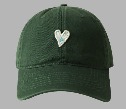 Retro Sweet Big Head Circumference Soft Peaked Cap