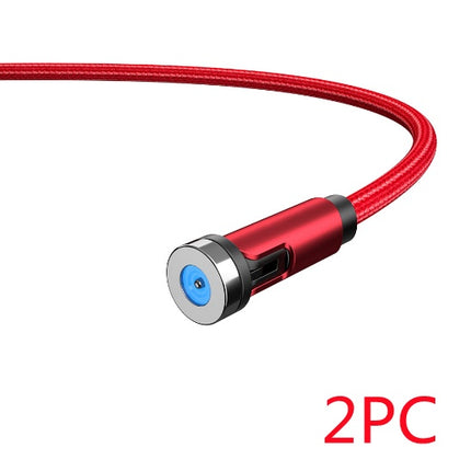 Essager Roteer Magnetiese Kabel 360 Grade USB Tipe C Laaikabel Vinnige Laai Magneetlaaier 540 Roteer Mikro Magnetiese Kabel