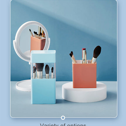 Inverted Makeup Brush Storage Bucket Dressing Table Eyeliner Powder Brush Eyebrow Pencil Lipstick Storage Box