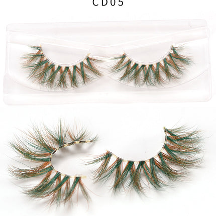 3D color mink false eyelashes