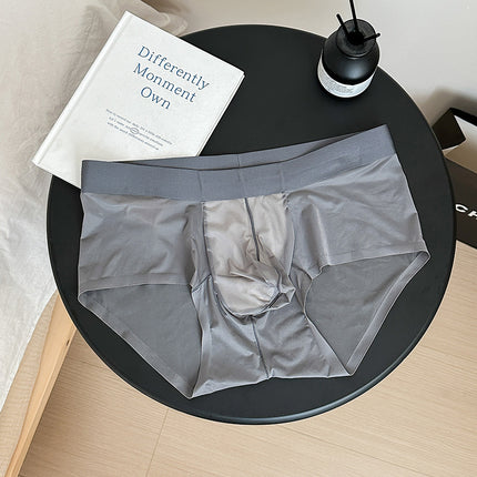 Ice Silk Lightweight Breathable Bottom Crotch Men's Triangle Underwear