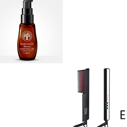 Dames Glattrek-kam Mans se Multifunksionele Haarkam Met Haarversorgings Essensiële Olie 40ml