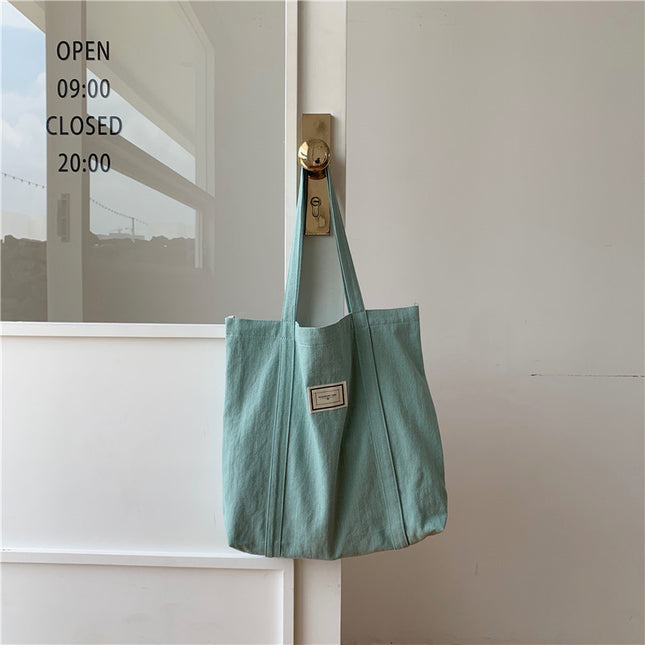 Canvas Women's College Of Arts And Arts Large Capacity Portable Cloth Bag