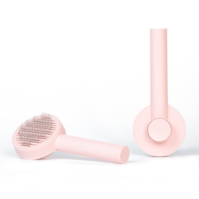 Peigne à aiguilles pour animaux, brosse éliminatrice de poils pour chiens et chats, peigne autonettoyant avec brosses de massage, fournitures de toilettage