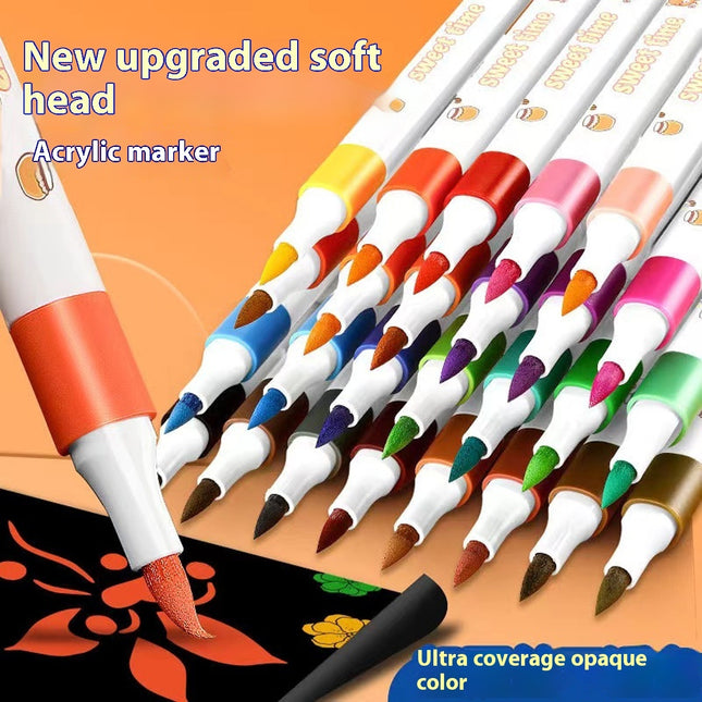 Soft Head Acrylic Marker Pen Suit Soft Head