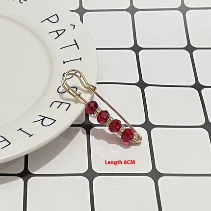Vrouebroek met Vaste Middellyf Brooch-bykomstigheid