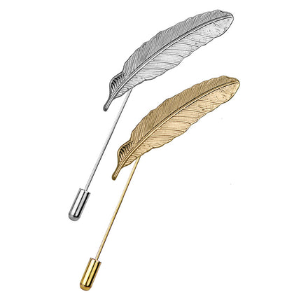 Mans Veerborsspeld Akademiese Styl Boutonnière Pak Blaar