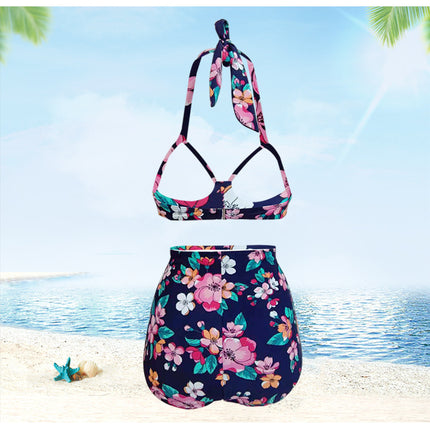 Sexy bikini back slim high waist split swimsuit