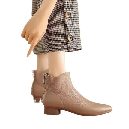 Women's Thick Bottom Vintage Martin Boots Women's Mid-calf Soft Bottom Wholesale