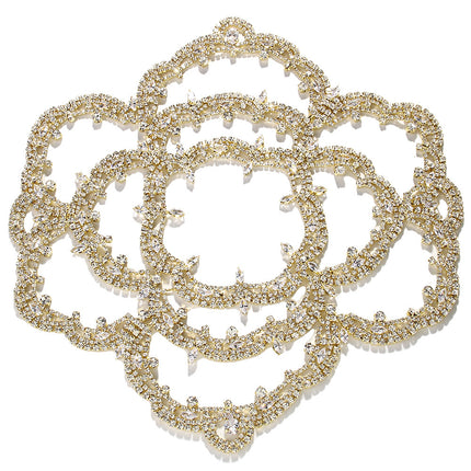 Blomagtige Temperament Retro Bruid Hoofband Strass