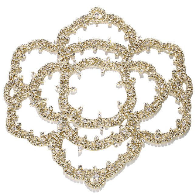 Blomagtige Temperament Retro Bruid Hoofband Strass