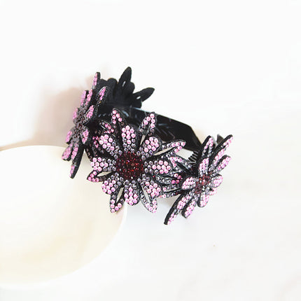 Strass Blom Plaat Haarrek