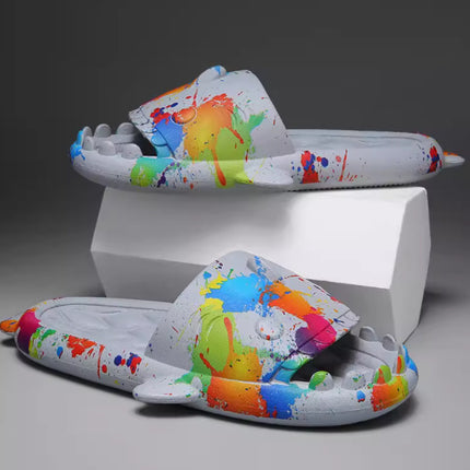 Men's External Wearing Of Fecal Feeling Slippers