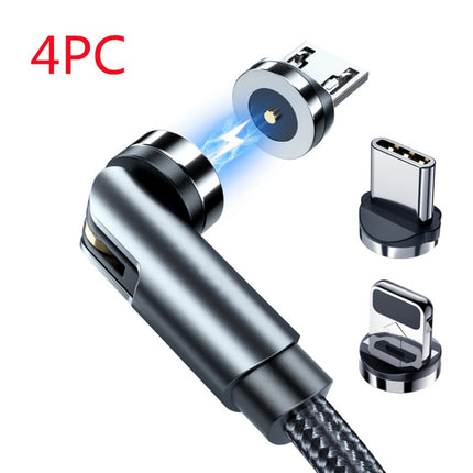 Essager Roteer Magnetiese Kabel 360 Grade USB Tipe C Laaikabel Vinnige Laai Magneetlaaier 540 Roteer Mikro Magnetiese Kabel