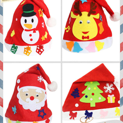 DIY Christmas Hat Christmas Children's Nursery School Christmas Necessities and Children's Christmas Hat