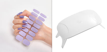 Waterproof and Long Lasting Nail Stickers Letter Color Nail Stickers Full Stickers