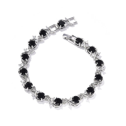 Vroue Se Rondvormige Sirkoon-Ingelegde Armband