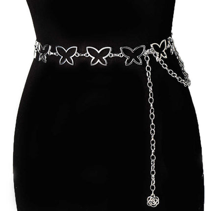 Modieuse Alles-pas Plusgrootte Verlengde Metaal Skoenlapper Middelketting